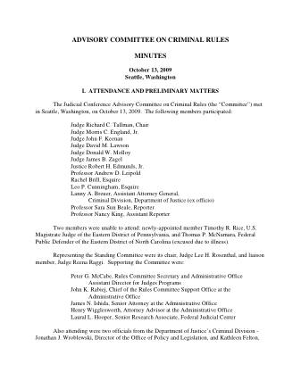 US Courts Form CR10 2009 MIN