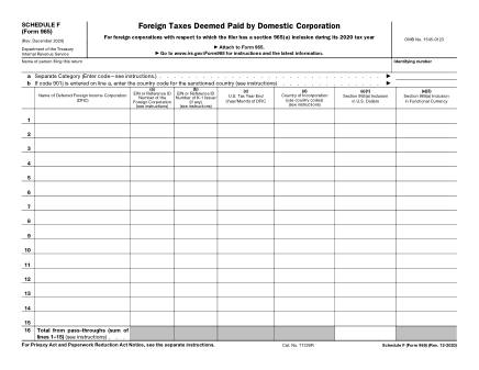 IRS Form 965SF
