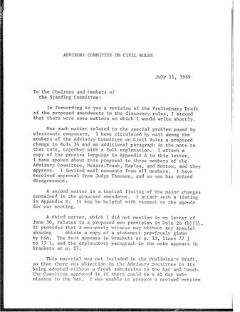 US Courts Form CV07 1969