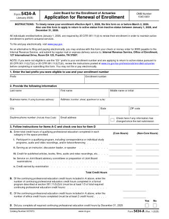 IRS Form 5434A