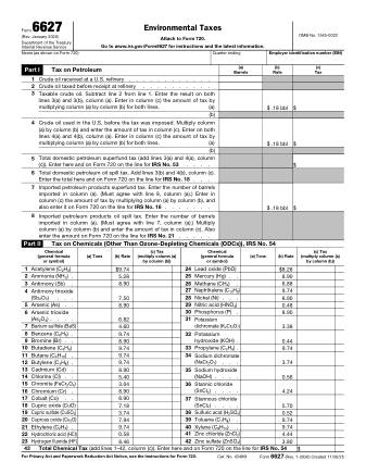 IRS Form 6627