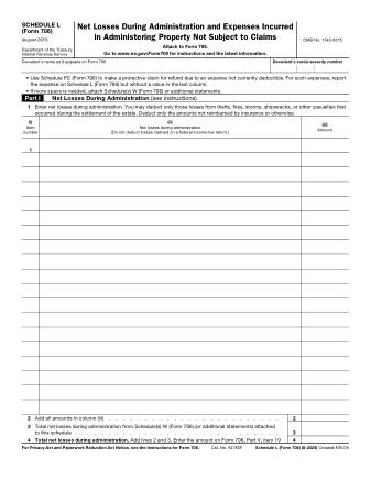IRS Form 706SL