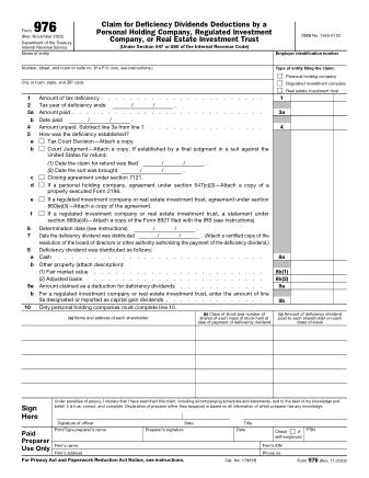IRS Form 976