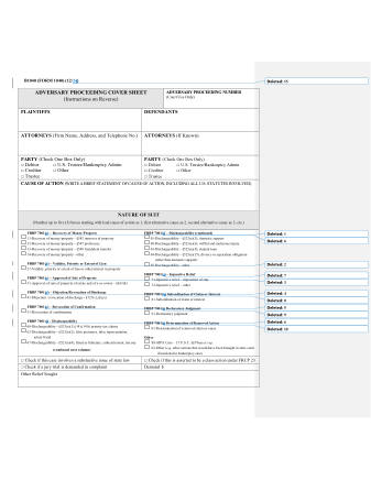 US Courts Form FORM 1040 RL