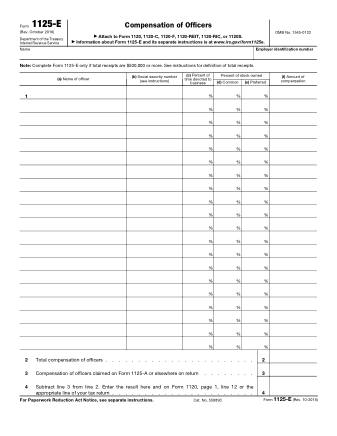 IRS Form 1125E
