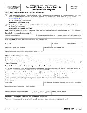 IRS Form 14039BS