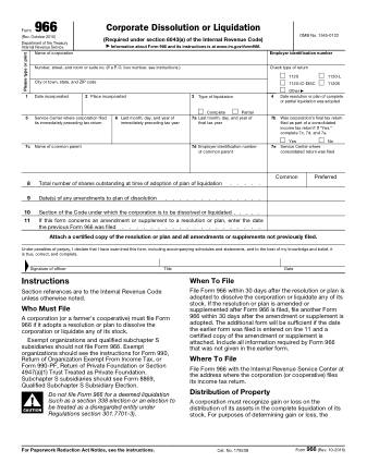 IRS Form 966