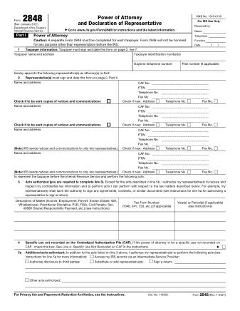 IRS Form 2848