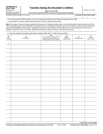 IRS Form 706SG