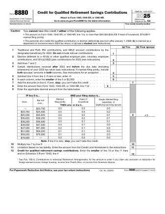 IRS Form 8880