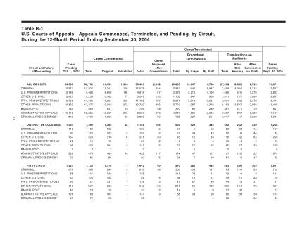 US Courts Form B1 0