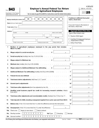IRS Form 943