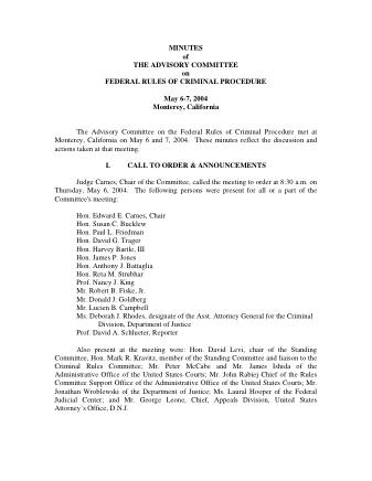 US Courts Form CR5 2004 0