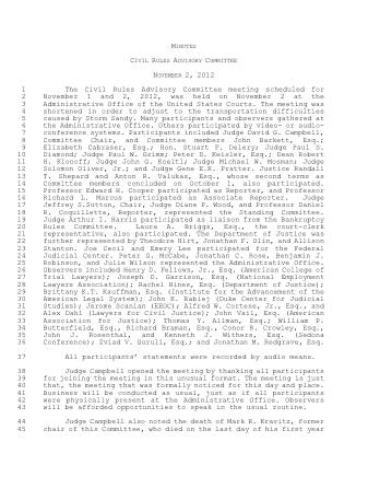 US Courts Form CV11 2012 MIN