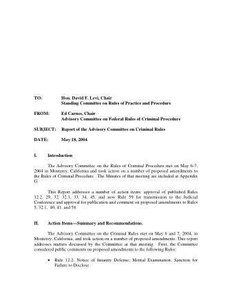 US Courts Form CR5 2004