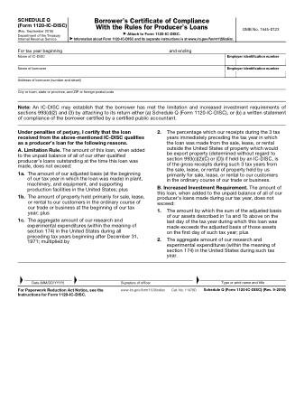 IRS Form 1120IDQ