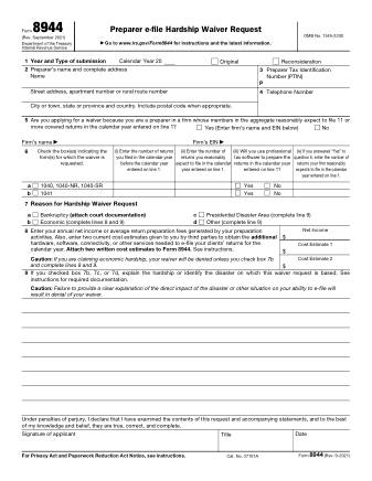 IRS Form 8944