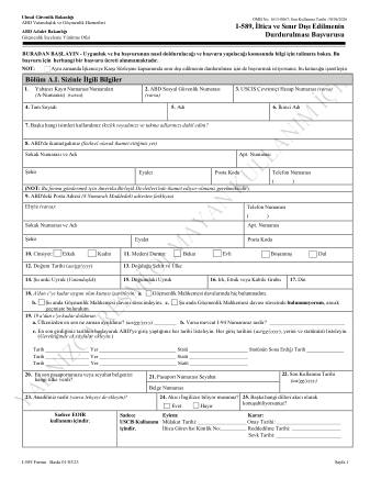 USCIS Form I-589FORMWITHWATERMARKTUR
