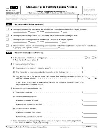 IRS Form 8902