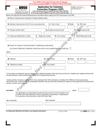 IRS Form 8950