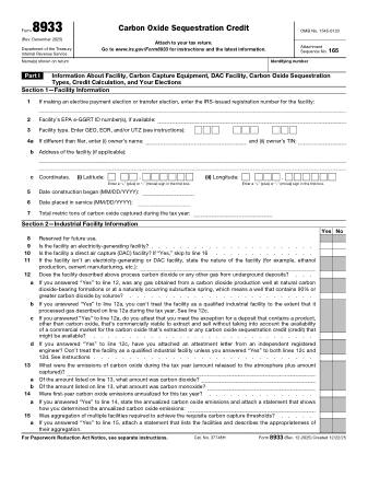 IRS Form 8933