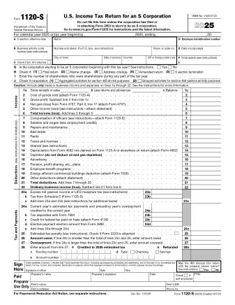 IRS Form 1120S
