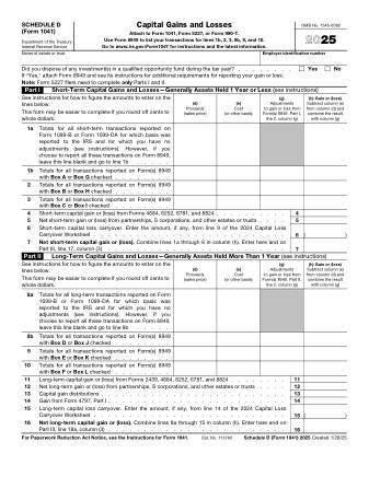 IRS Form 1041SD