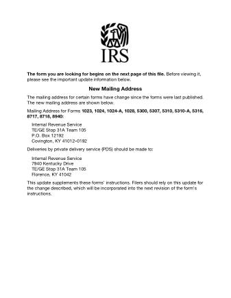 IRS Form 5310A