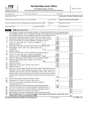IRS Form 172