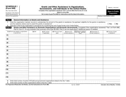 IRS Form 990SI