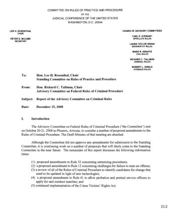 US Courts Form CR12 2008