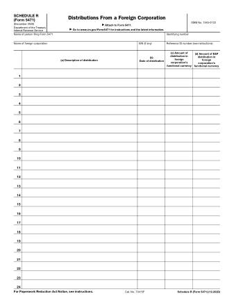 IRS Form 5471SR
