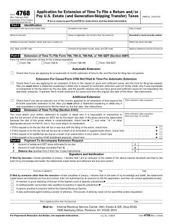 IRS Form 4768