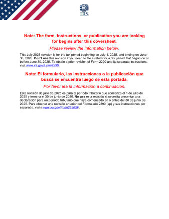 IRS Form 2290