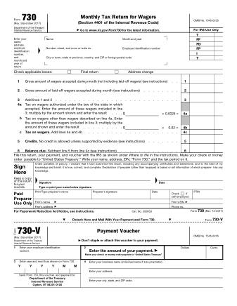 IRS Form 730