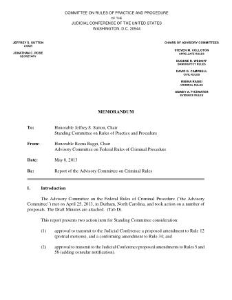 US Courts Form CR05 2013