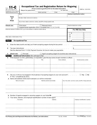 IRS Form 11C