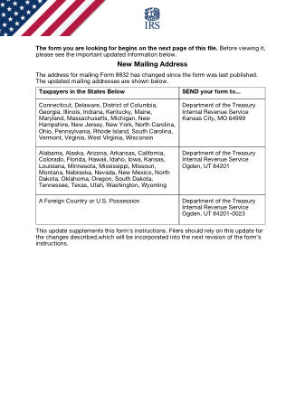 IRS Form 8832