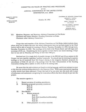 US Courts Form CV1992 11