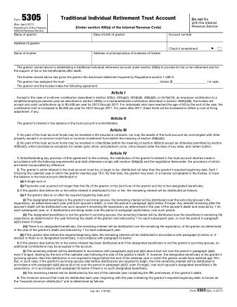 IRS Form 5305