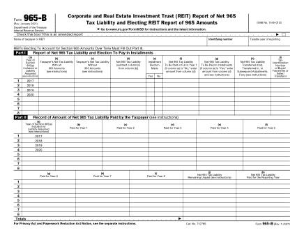 IRS Form 965B