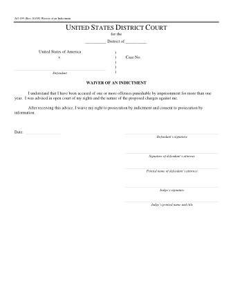 US Courts Form AO455