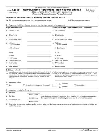 IRS Form 14417