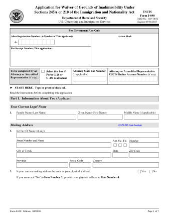 USCIS Form I-690
