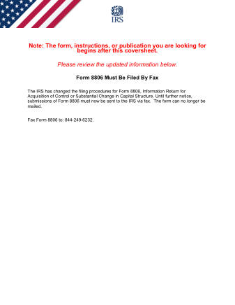 IRS Form 8806