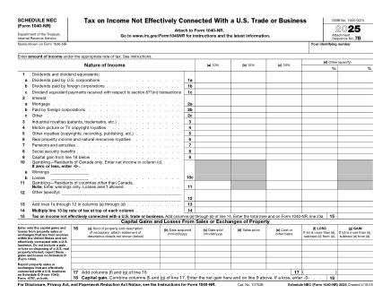 IRS Form 1040NRN