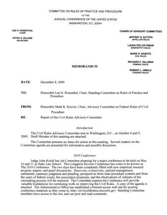 US Courts Form CV12 2009