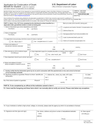DOL Form LS 266