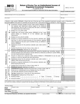 IRS Form 8613