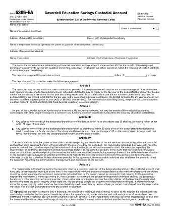IRS Form 5305EA